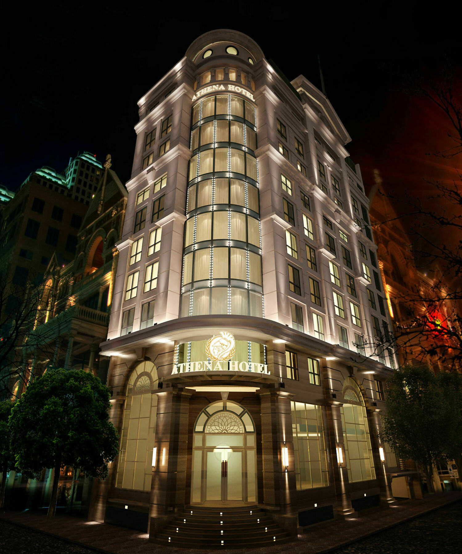 Athena Hotel Ho Chi Minh-stad Buitenkant foto